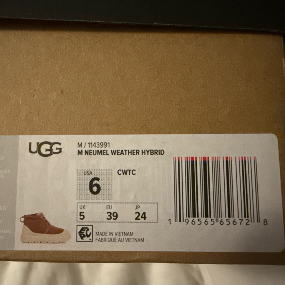 UGG Neumel Weather Hybrid Chukka Boots Tan